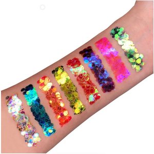 Moon Glitter - Chunky Gel Iridescent: Blu